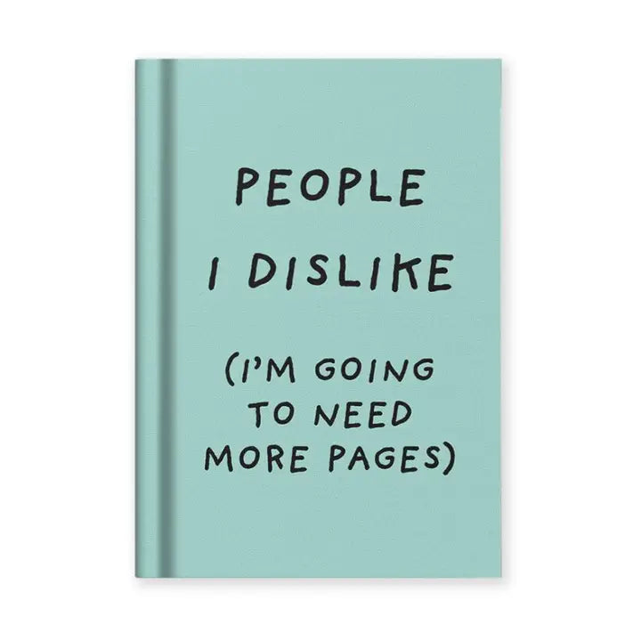 Hard Cover Tiny Notebook - People I Dislike