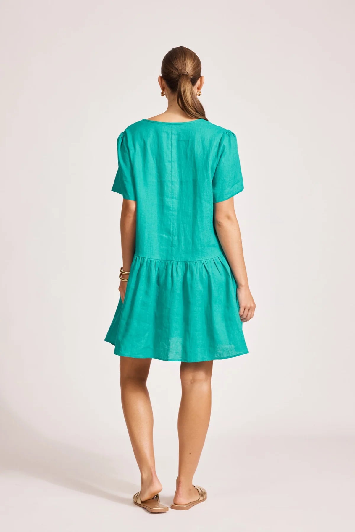 Miramar Midi Dress - Lagoon