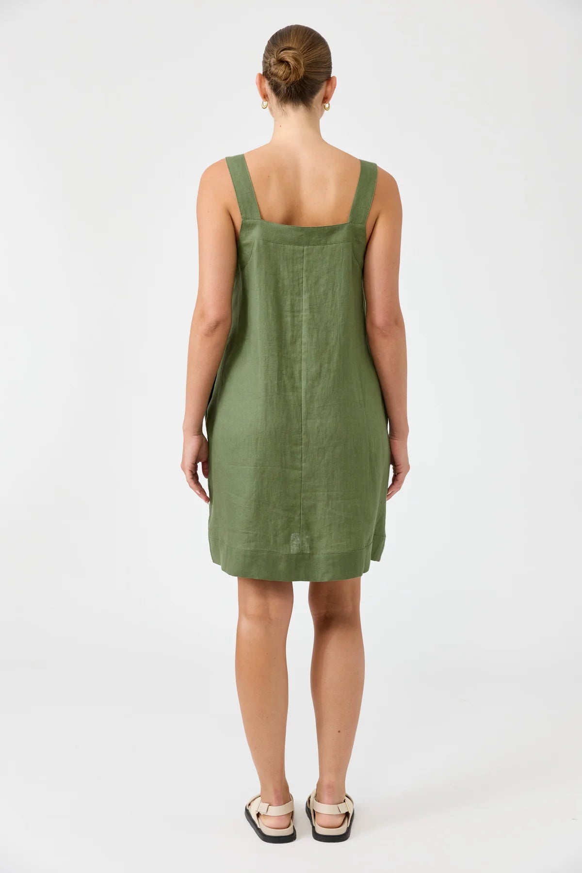 Studio Short Tank Dress Olive