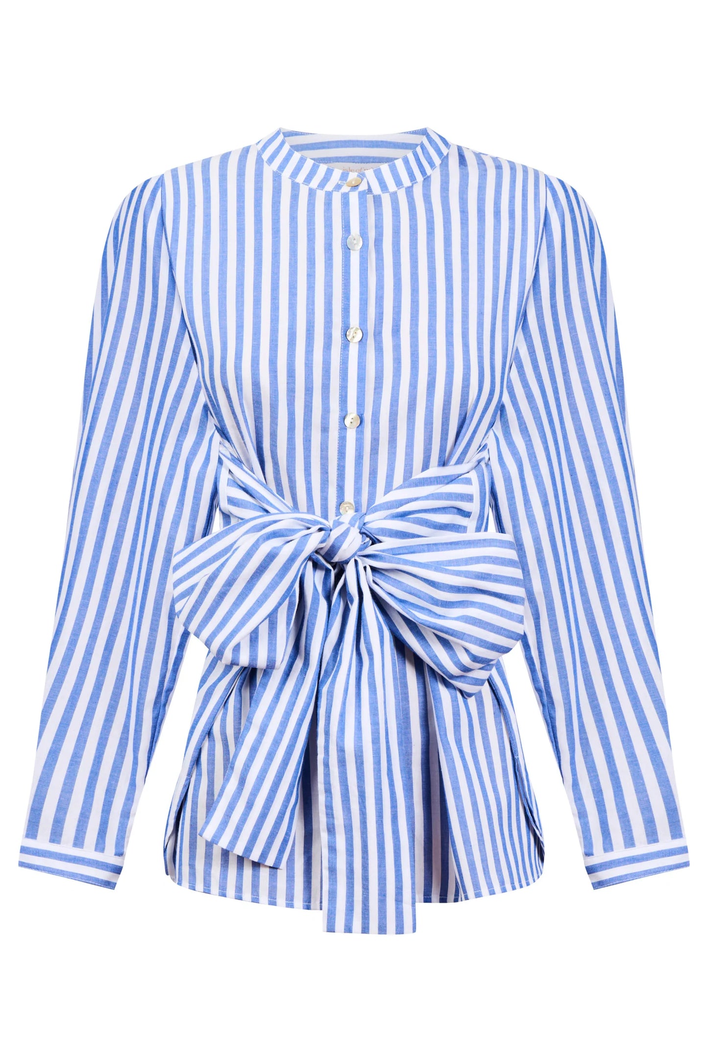 Quinn Wrap Shirt - Cobalt