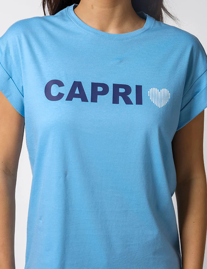 Ace Tee - Blue Capri Love
