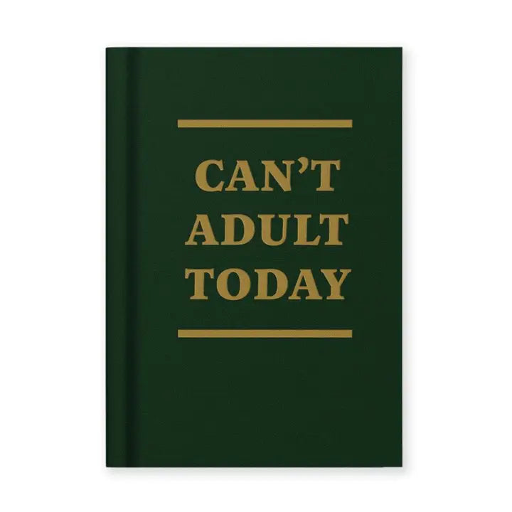 Hard Cover Tiny Notebook - Can't Adult Today