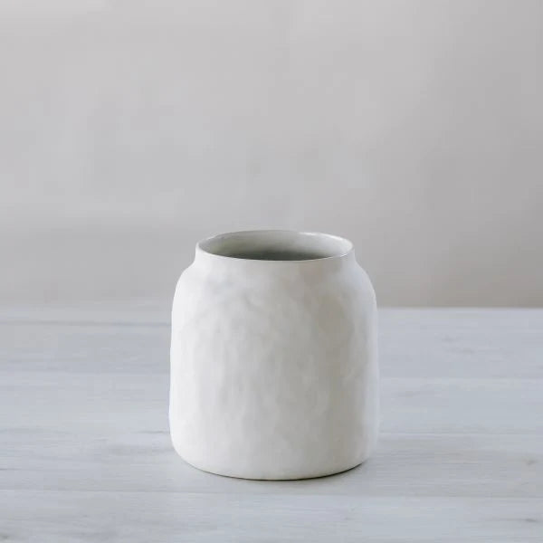 Flax Kitchen Vase 19 cm White