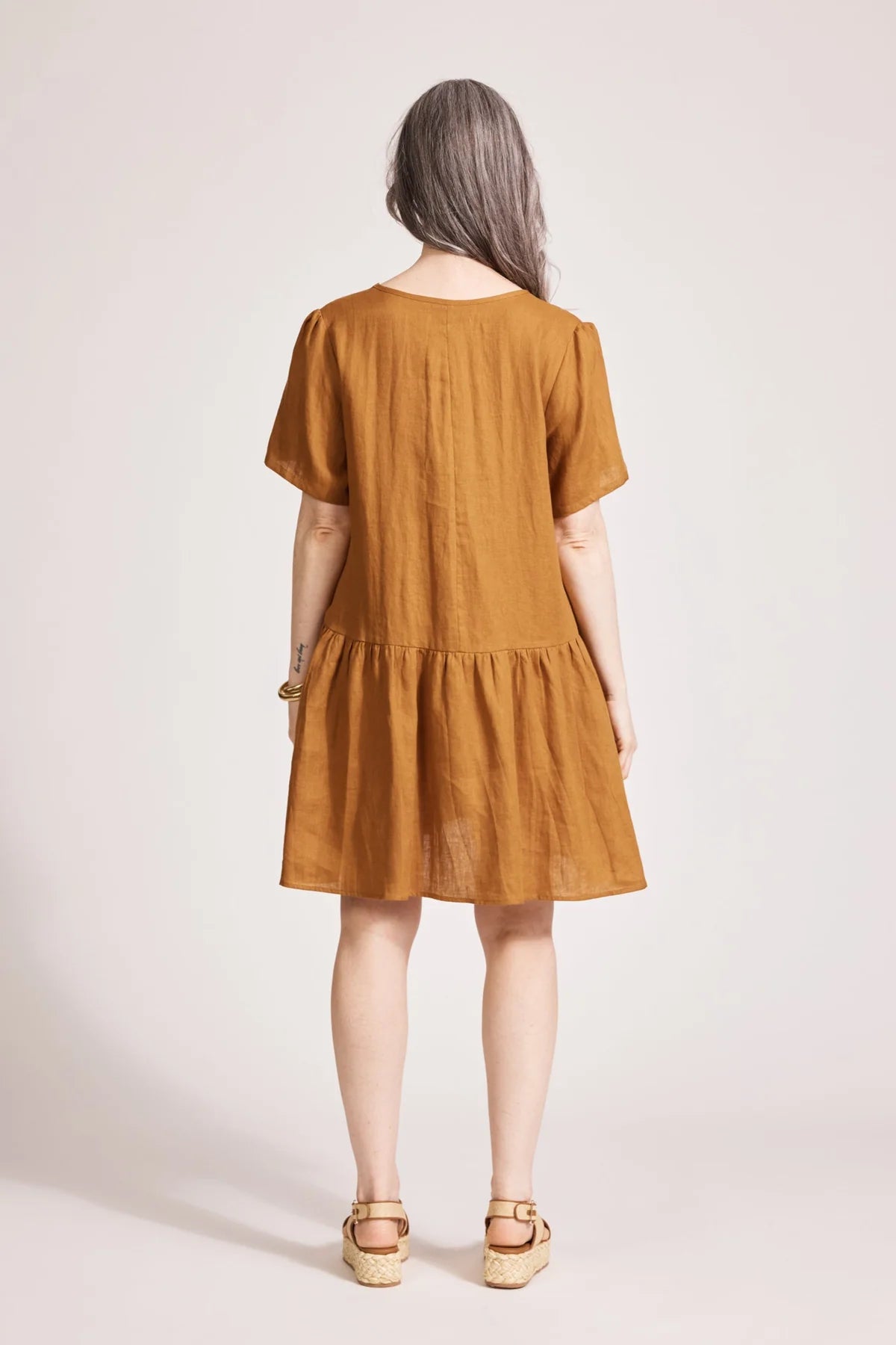 Miramar Midi Dress - Caramel