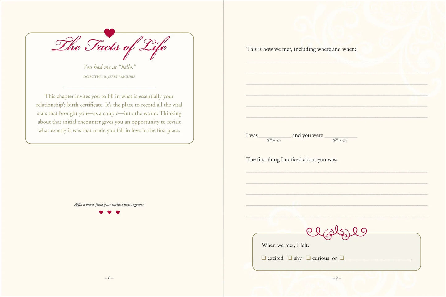 Why I love you - a Journal of Us