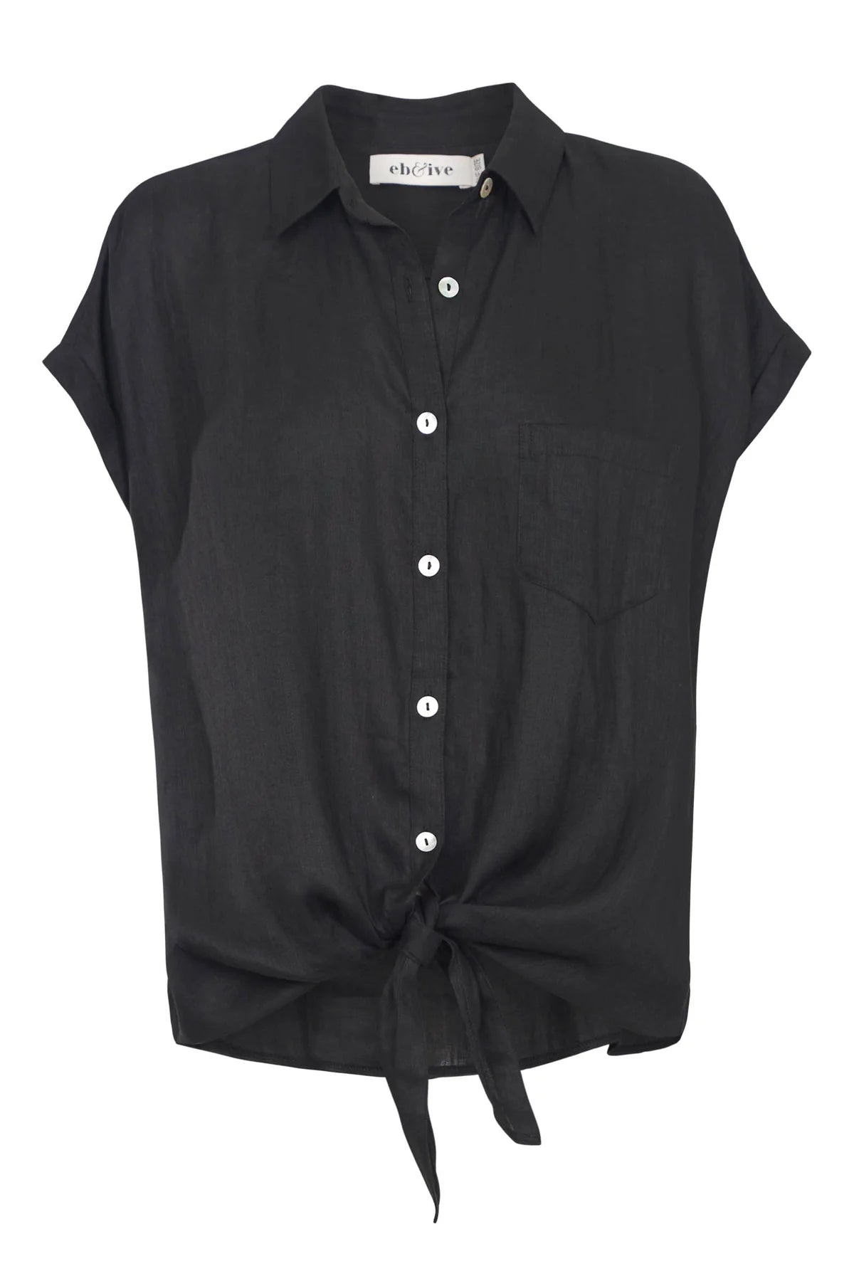 Studio Tie Shirt Ebony
