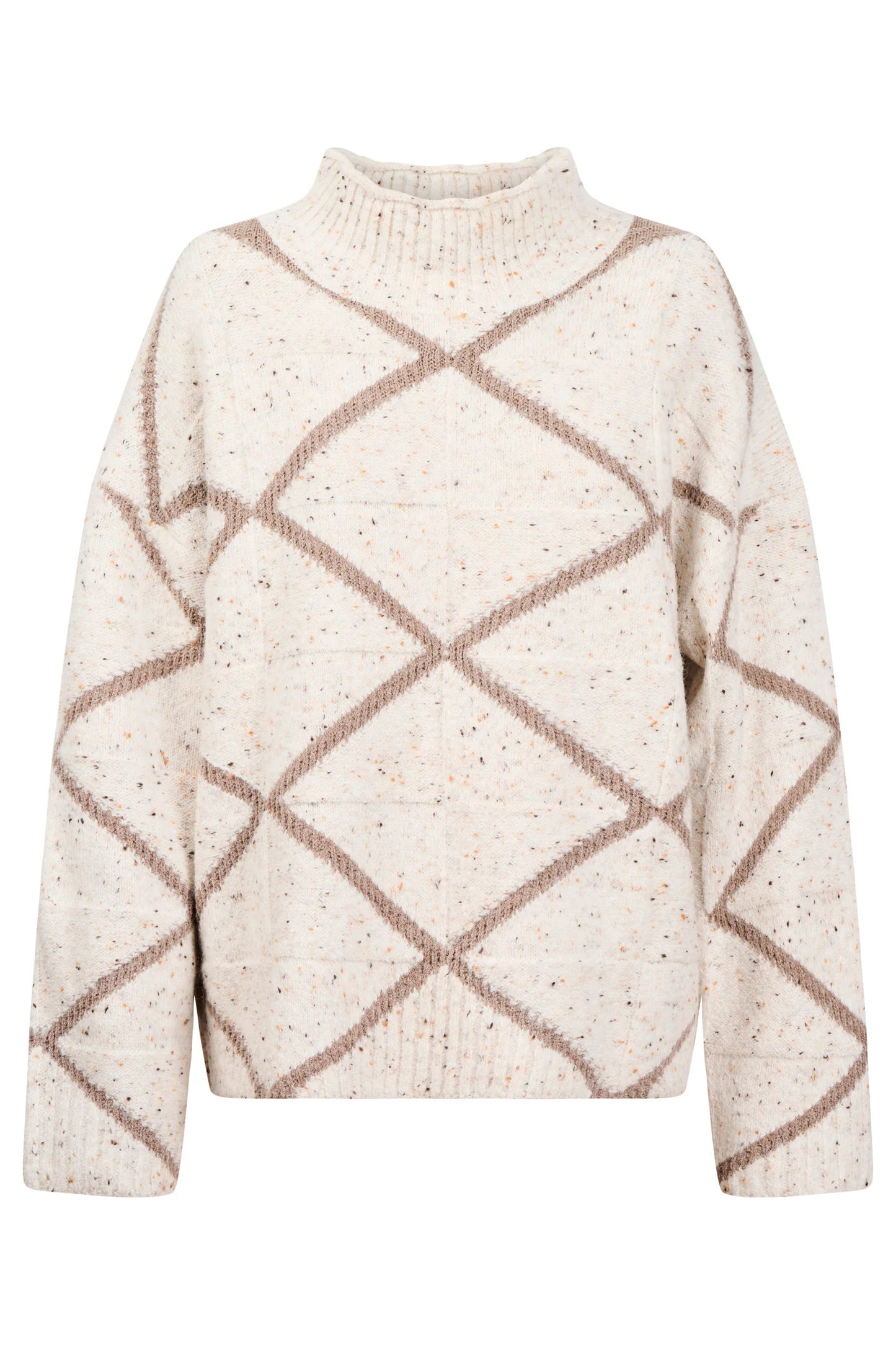 Mckenna Diamond Jumper - Ivory