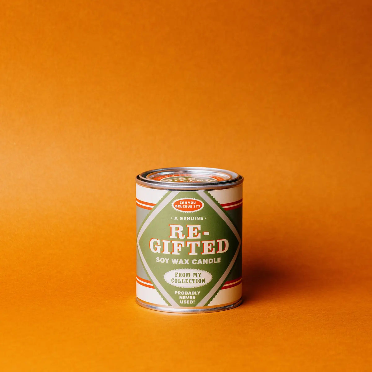 Regifted Paint Can Christmas Candle