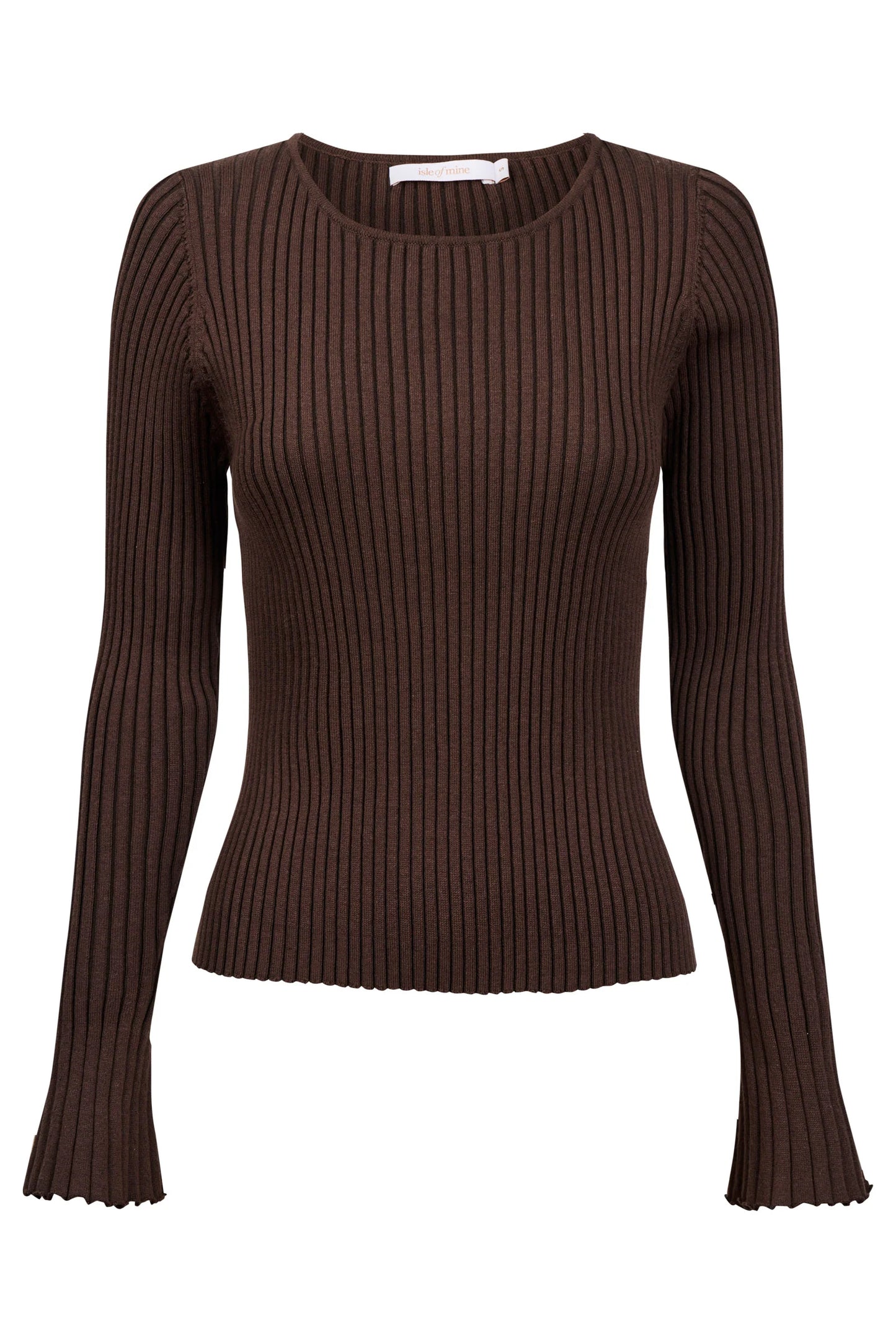 Darby Knit Top Chocolate