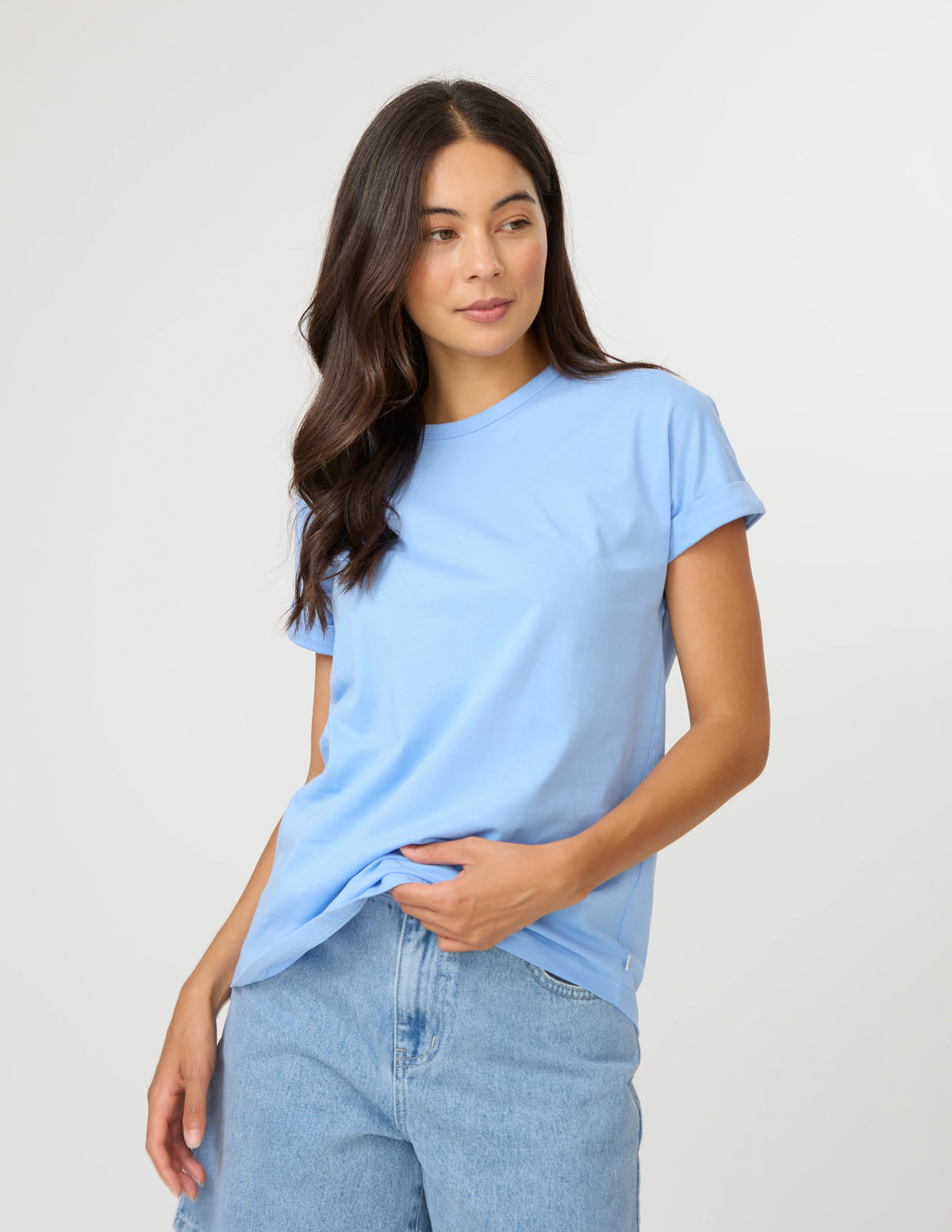 Soho Cuff Tee - Summertime Blues