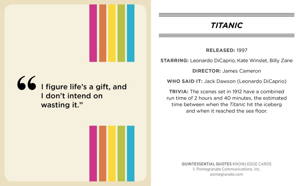 Knowledge Cards - A Quiz Deck on Movies