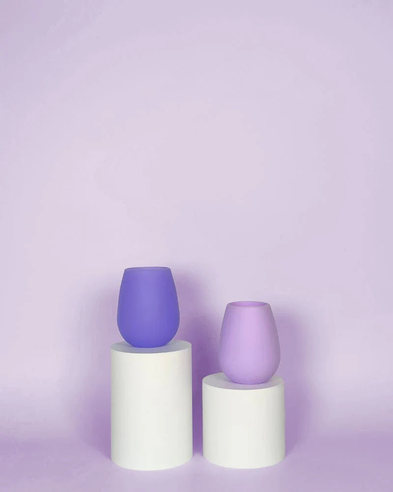 Fegg Silicone Unbreakable Glasses Tanzanite & Amethyst