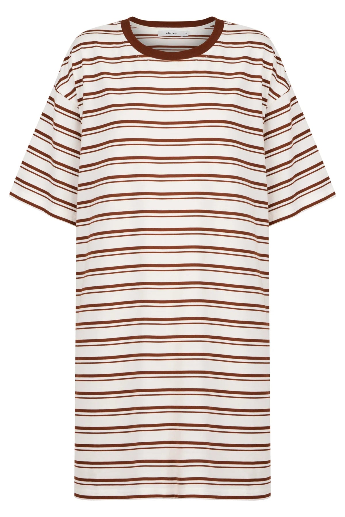 Paloma Striped Dress - Dune/White