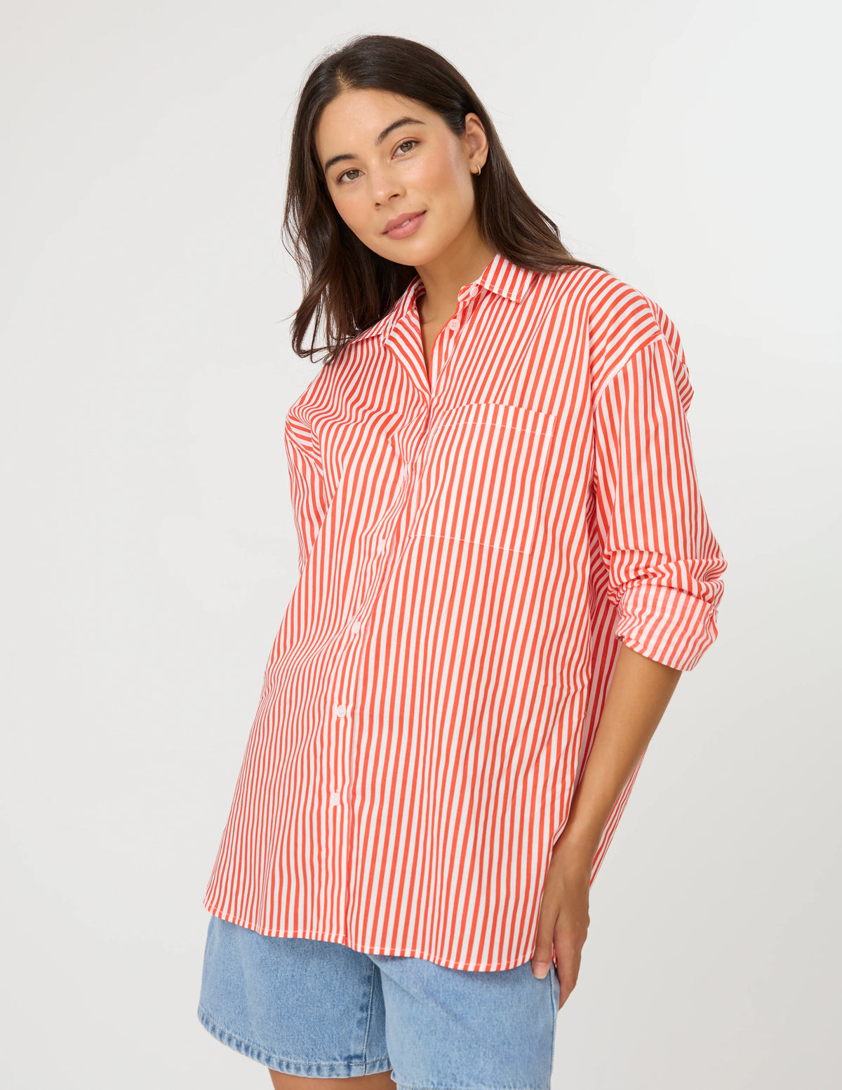 Summer Essentials Shirt - Chilli Stripe