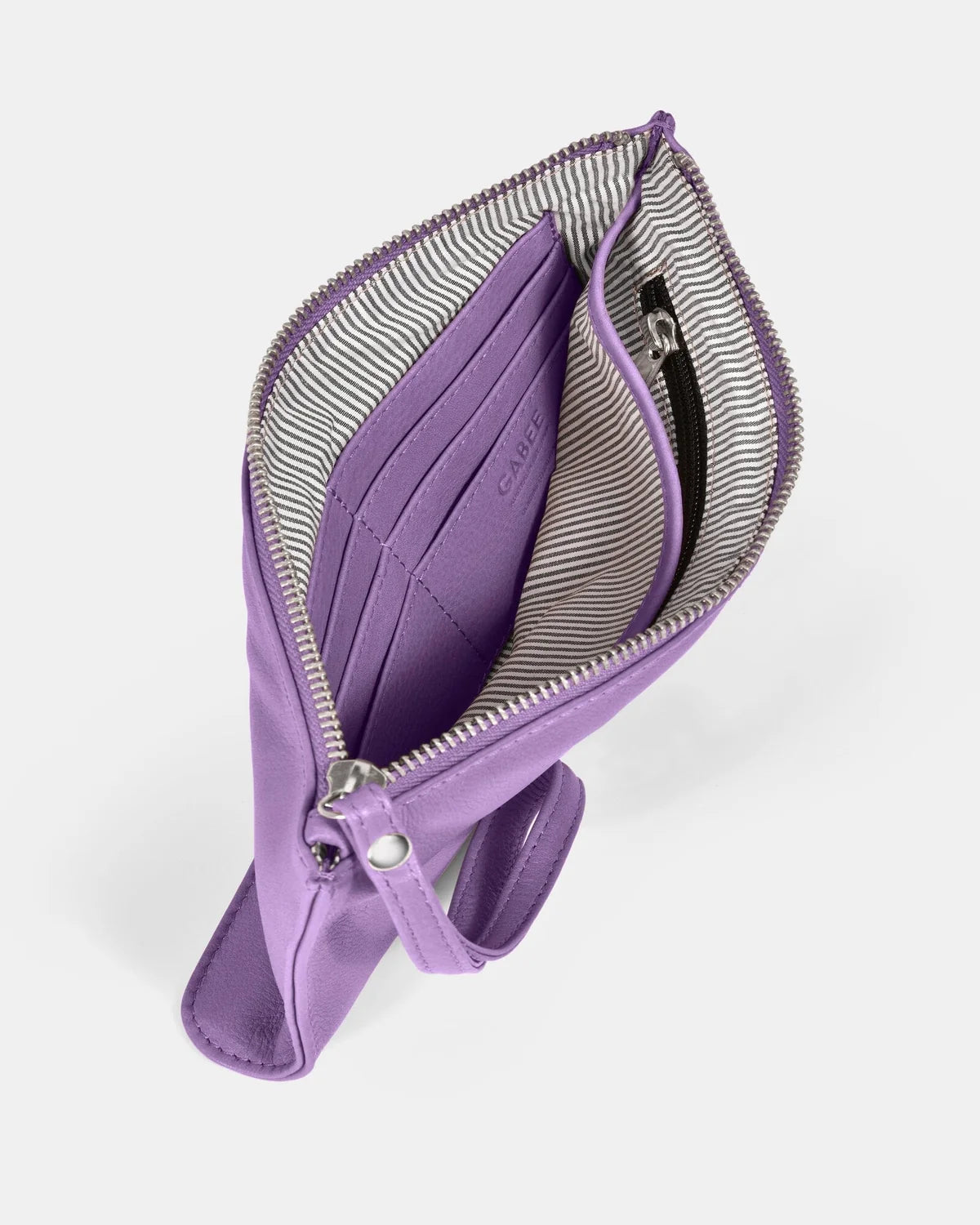 MERCER-SOFT LEATHER PURSE - LAVENDER