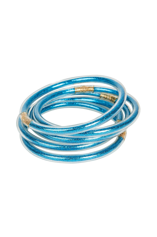 Rio Bangle Set -Aquamarine