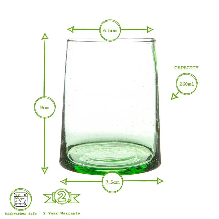 Nicole Spring Recycled Tumbler Glass - 260 ml