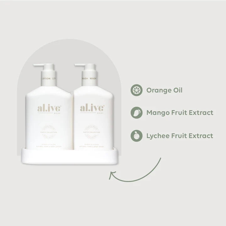 Mango & Lychee Hand & Body Wash/Lotion Duo