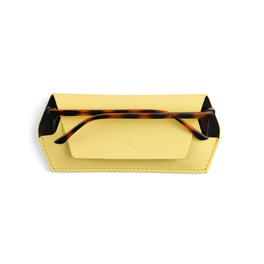 Fox & Leo Glasses Case - Yellow
