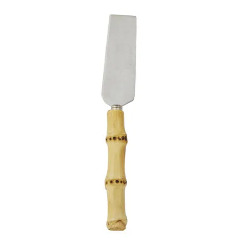 Bebe Stainless Steel & Bamboo Cheese Knife