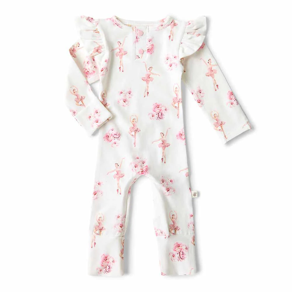 Ballerina Organic Baby Growsuit