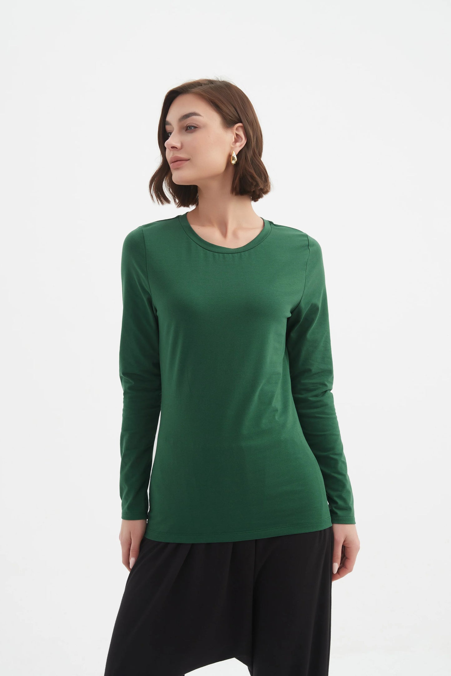 LONG SLEEVE TSHIRT (HUNTER GREEN)