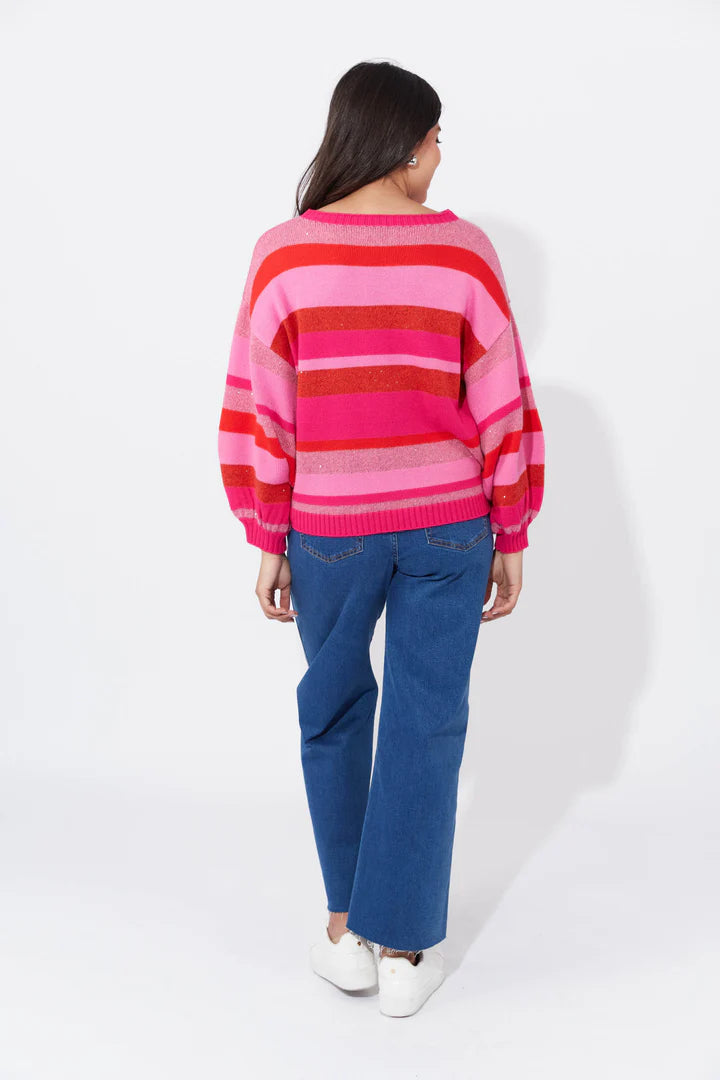 Yuma Jumper - Chilli / Pink
