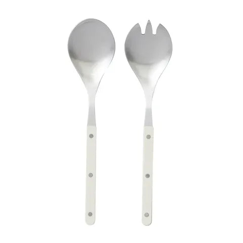 Remy Set 2 Stainless Steel Salad Servers Ivory