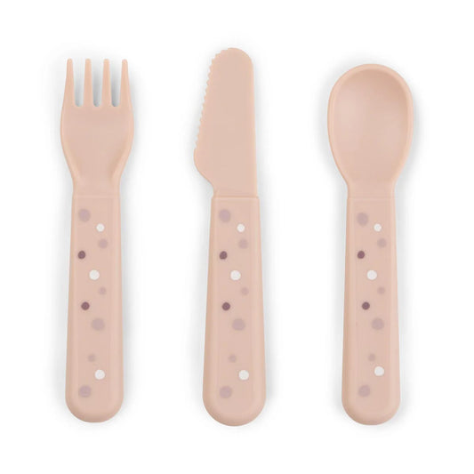 Foodie Cutlery Happy Dots Powder