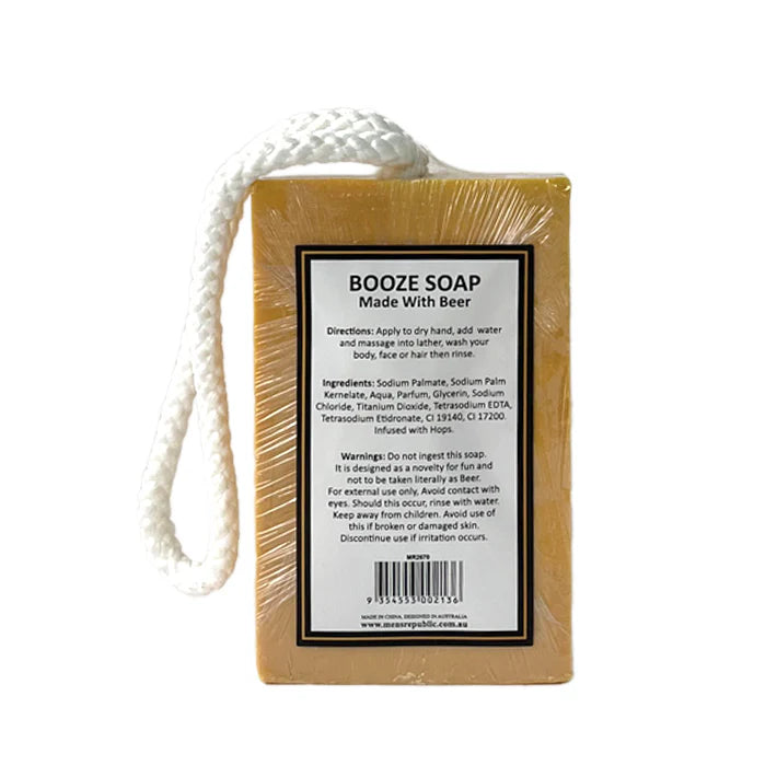 Men's Republic Booze Soap on a Rope (Whiskey or Beer)