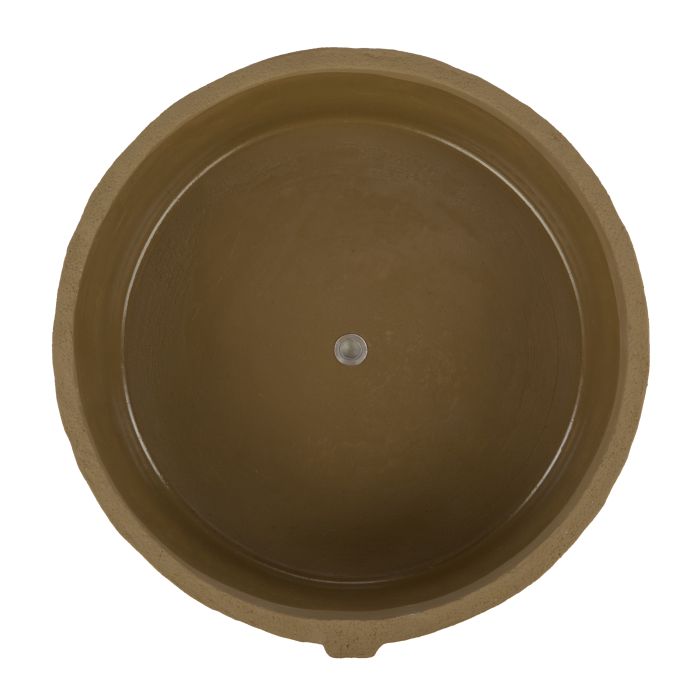 Rogue Danvers Seam Pot Wide Brown 30x30x11cm