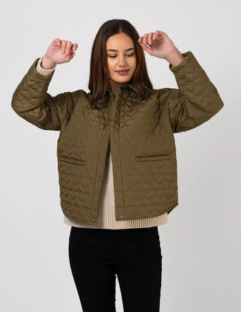 Heartly Jacket Army