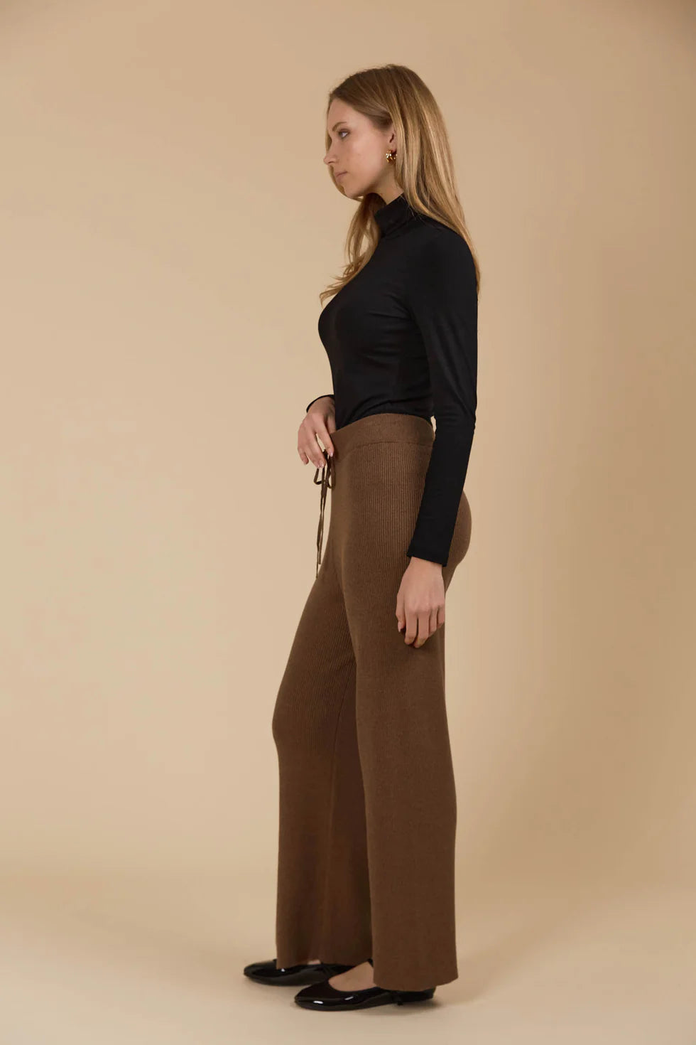 Tala Knit Pant - Toffee