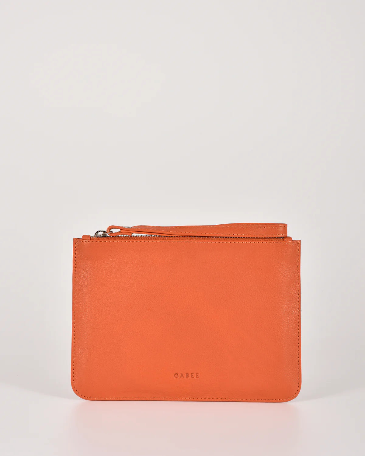 Queens Leather Pouch - Orange