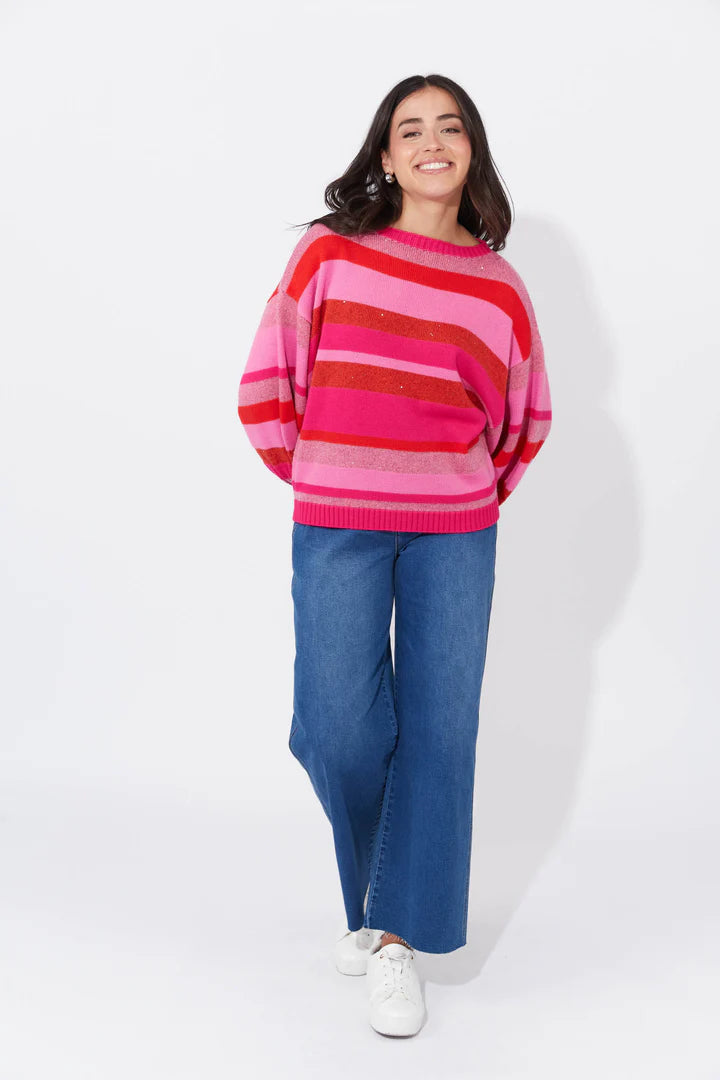 Yuma Jumper - Chilli / Pink