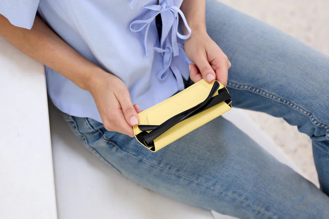 Fox & Leo Glasses Case - Yellow