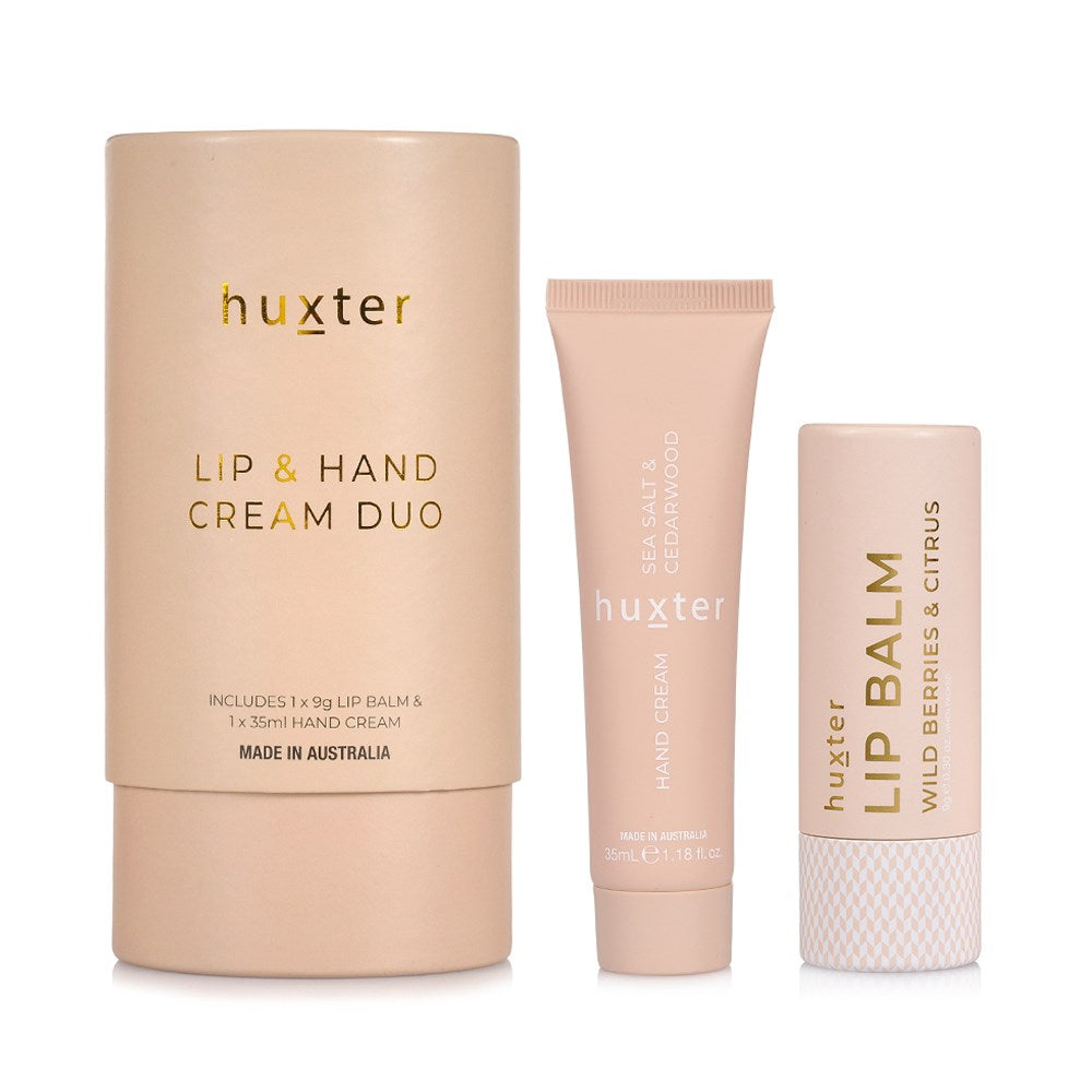 Lip & Hand Cream Duo - Neutral - Sea Salt - Cedarwood