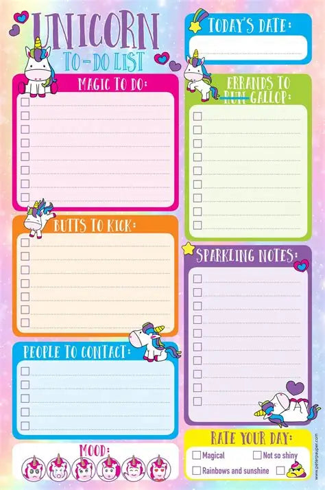 Unicorn Notepad