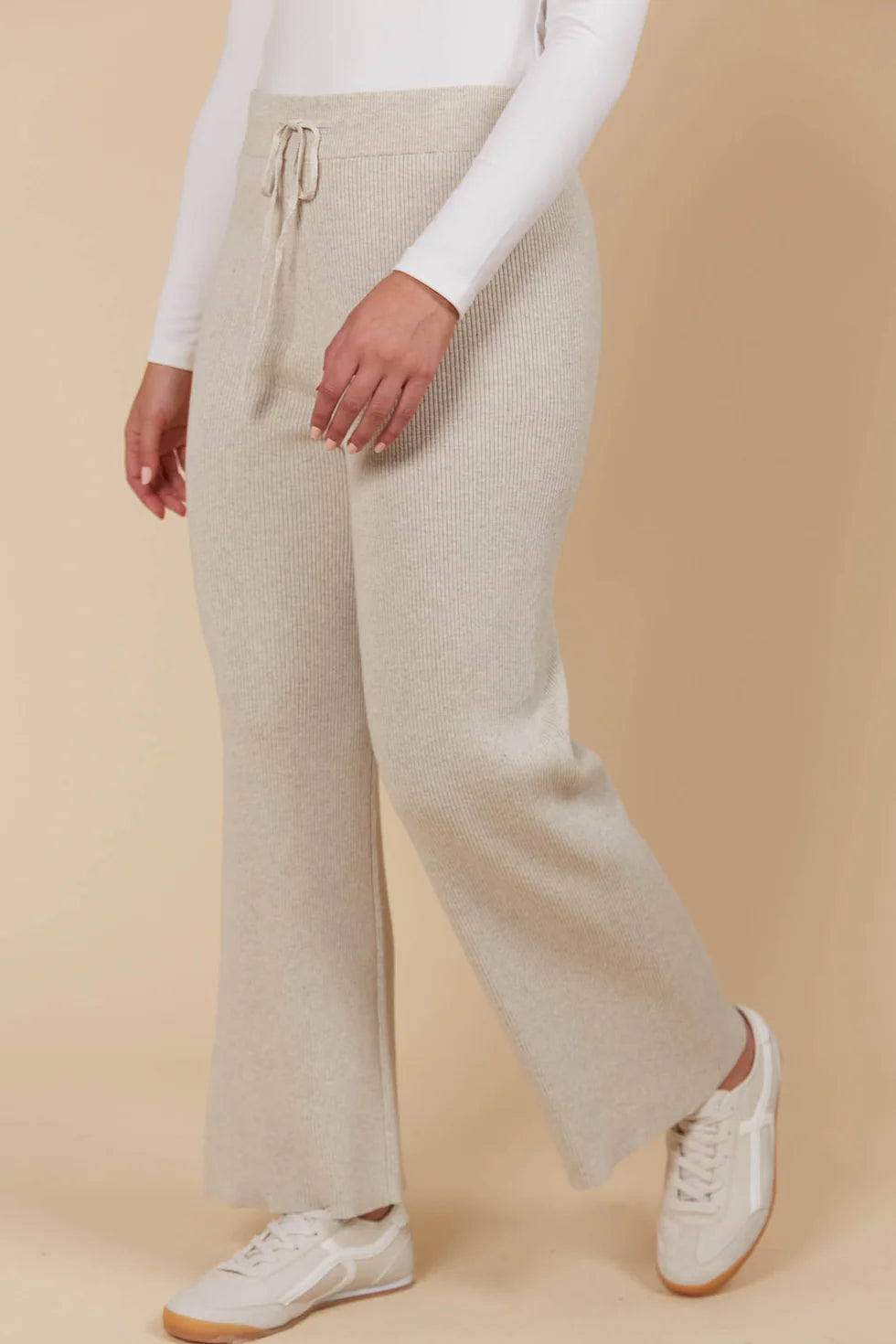 Tala Knit Pant - Canvas