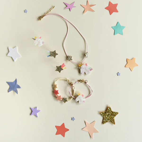 Rainbow Unicorn Bracelet Set