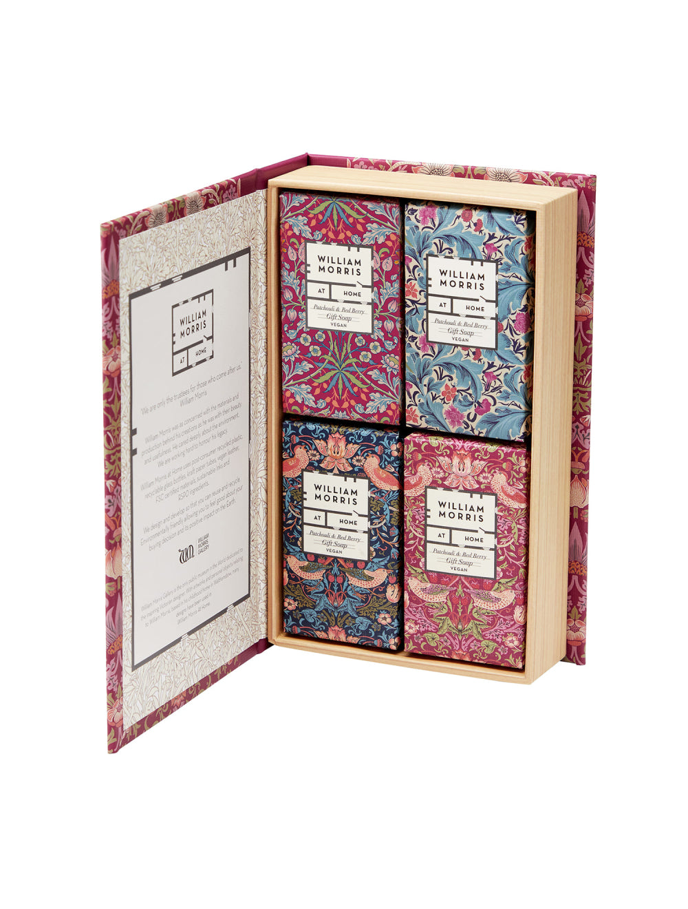 William Morris at Home Strawberry Thief Guest Soaps
