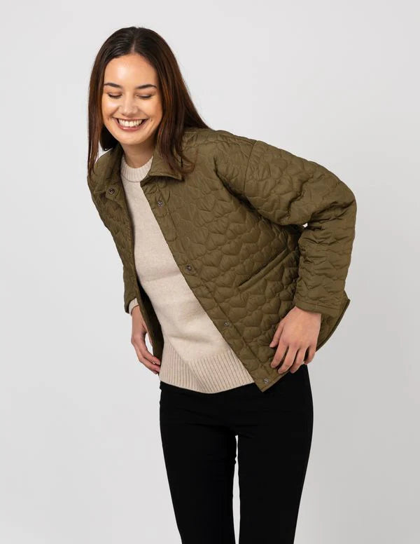 Heartly Jacket Army
