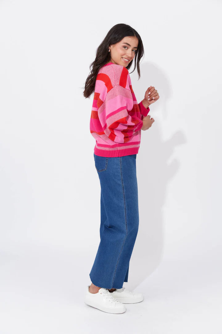 Yuma Jumper - Chilli / Pink