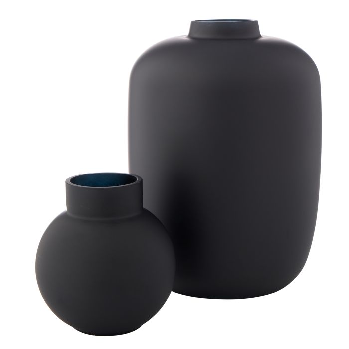 Rogue Sophie Vase Small Black 12x12x14cm