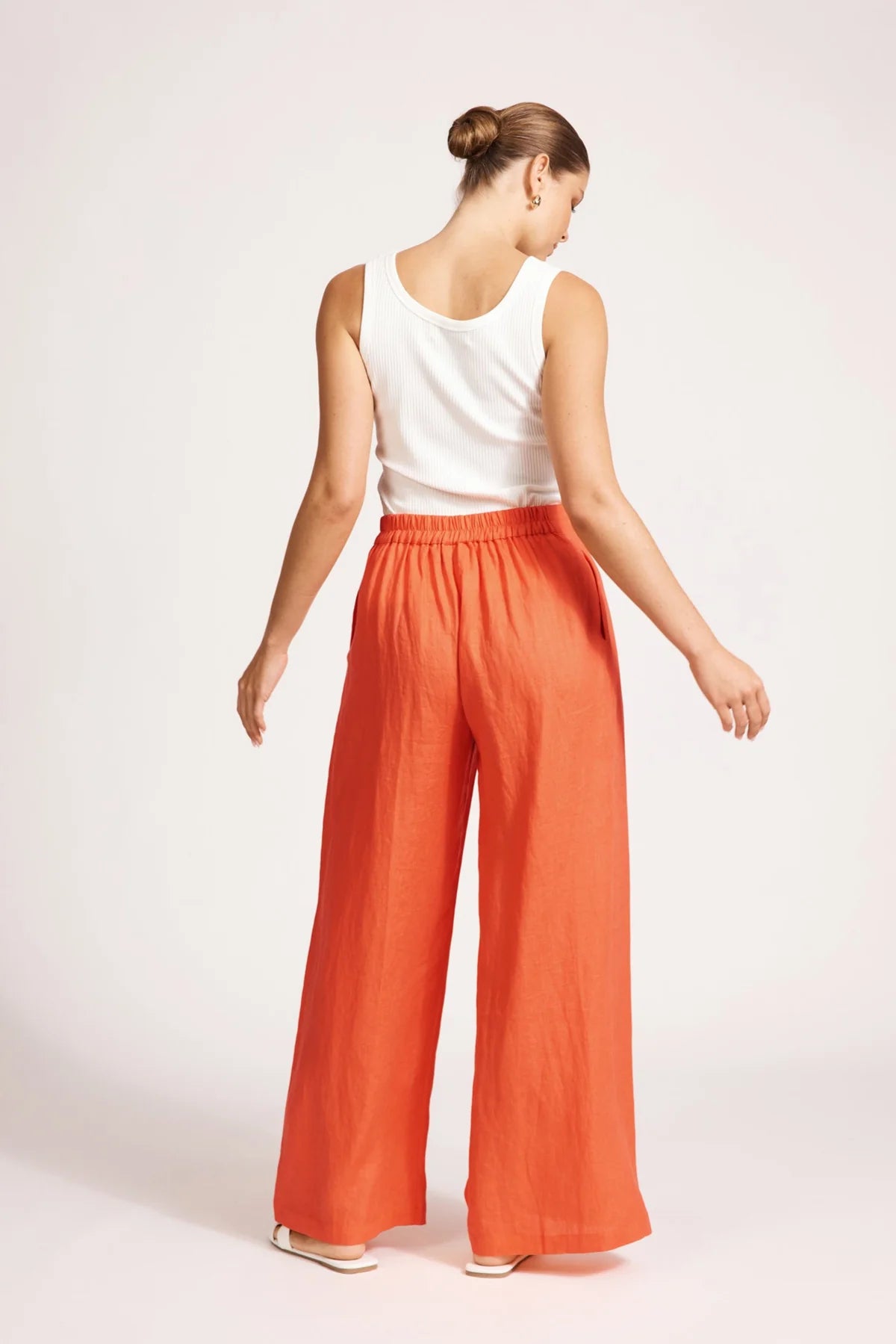 Miramar Palazzo Pant - Coral