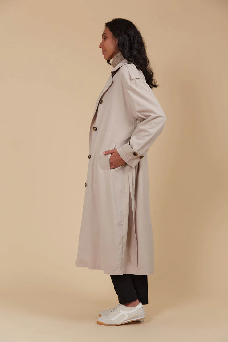 Freya Trench Coat - Canvas