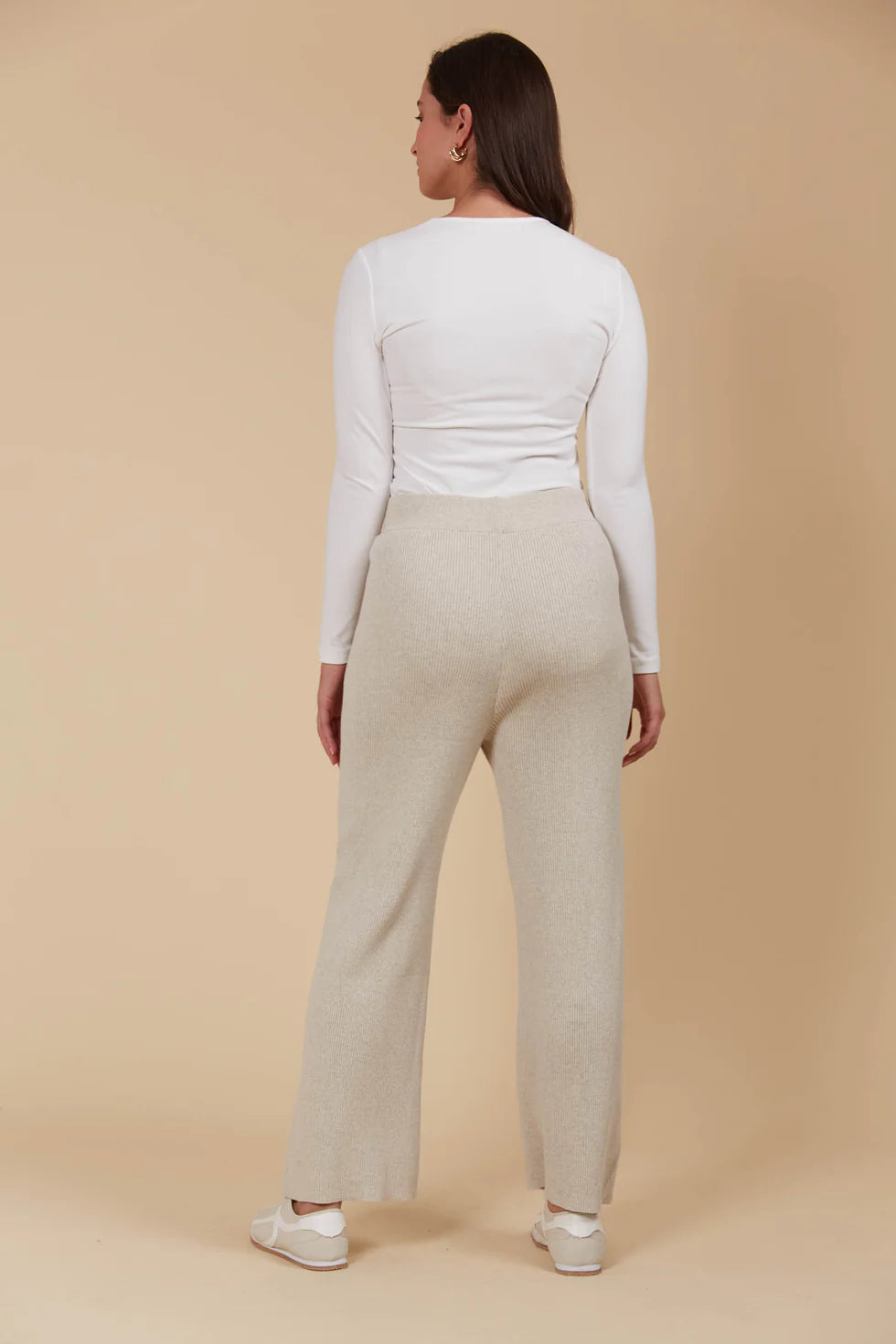 Tala Knit Pant - Canvas