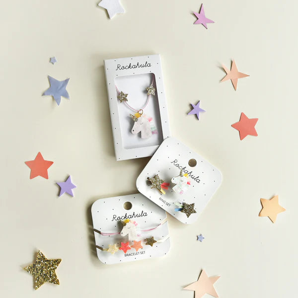 Rainbow Unicorn Bracelet Set