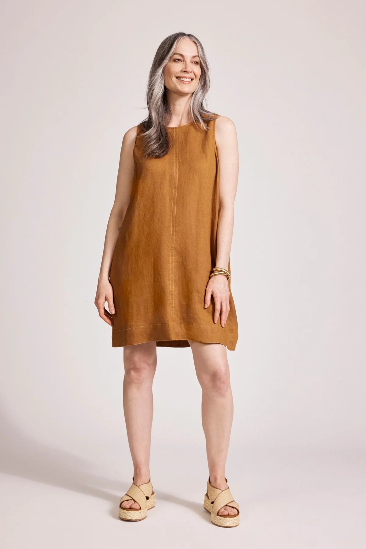 Miramar Tank Dress - Caramel