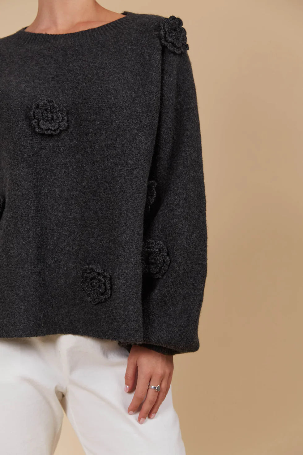 Miru Flower Jumper - Ash